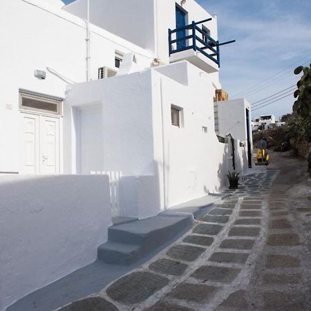 Traditional Split Level House In Mykonos Town Exterior foto