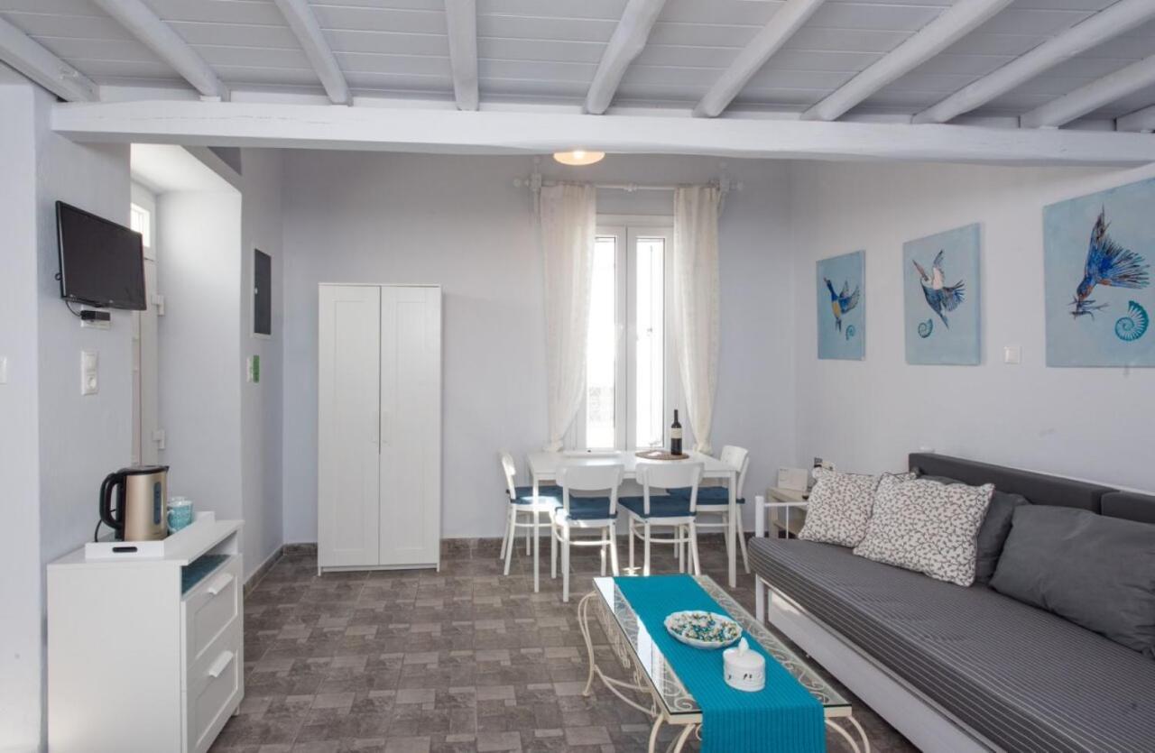 Traditional Split Level House In Mykonos Town Exterior foto