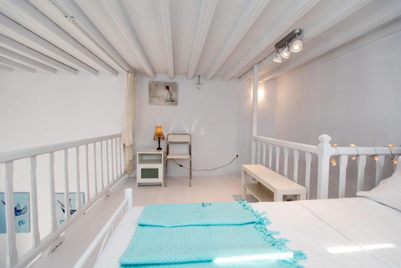 Traditional Split Level House In Mykonos Town Exterior foto