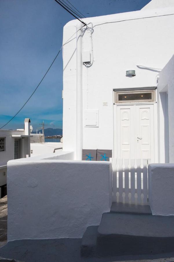 Traditional Split Level House In Mykonos Town Exterior foto