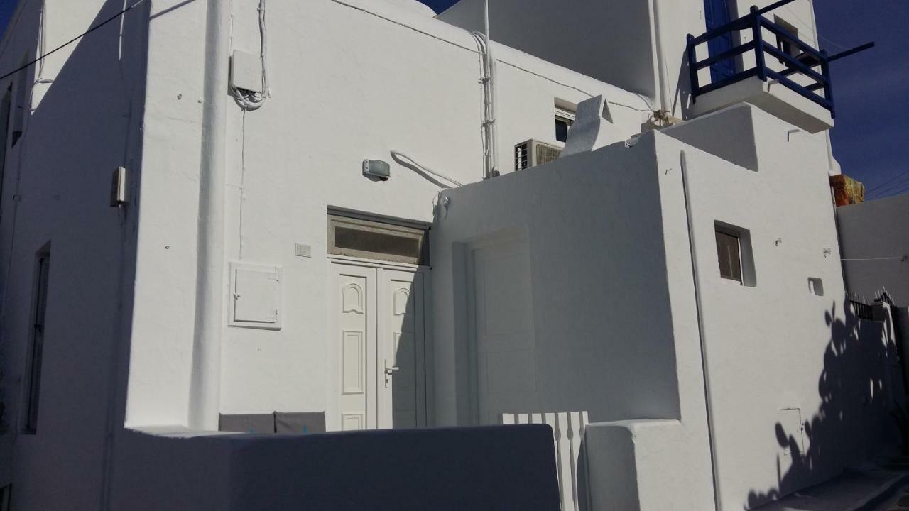 Traditional Split Level House In Mykonos Town Exterior foto